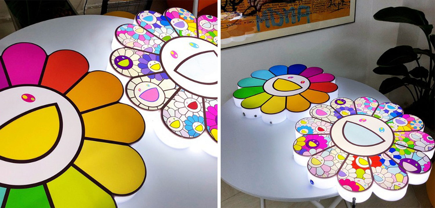 Светильник разноцветный подсолнух Takashi Murakami 2 Светильник разноцветный подсолнух Takashi Murakami 2 - Loft-Concept в Рязани