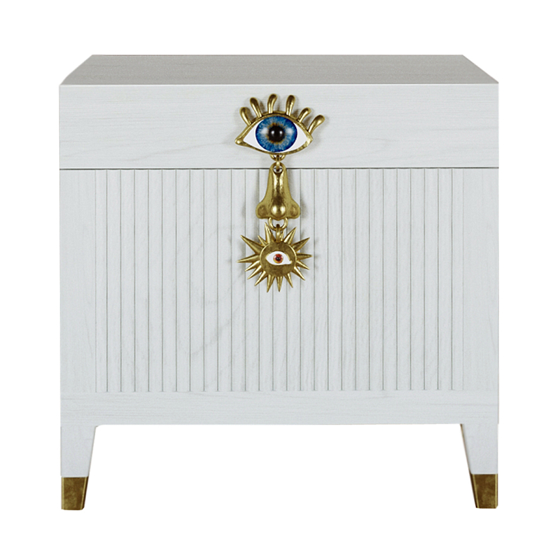 Сундук Eye Elsa Dreams White Белый Золотой Сундук Eye Elsa Dreams White Белый Золотой в Рязани | Loft Concept