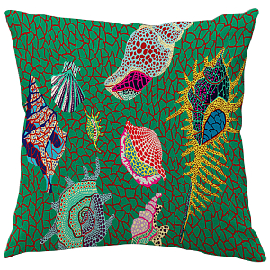 Декоративная подушка Yayoi Kusama Shell Green