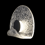 Бра из текстурированного прозрачного стекла с изогнутым краем Textured Glass  варинант исполнения - 1 | Loft Concept в Рязани