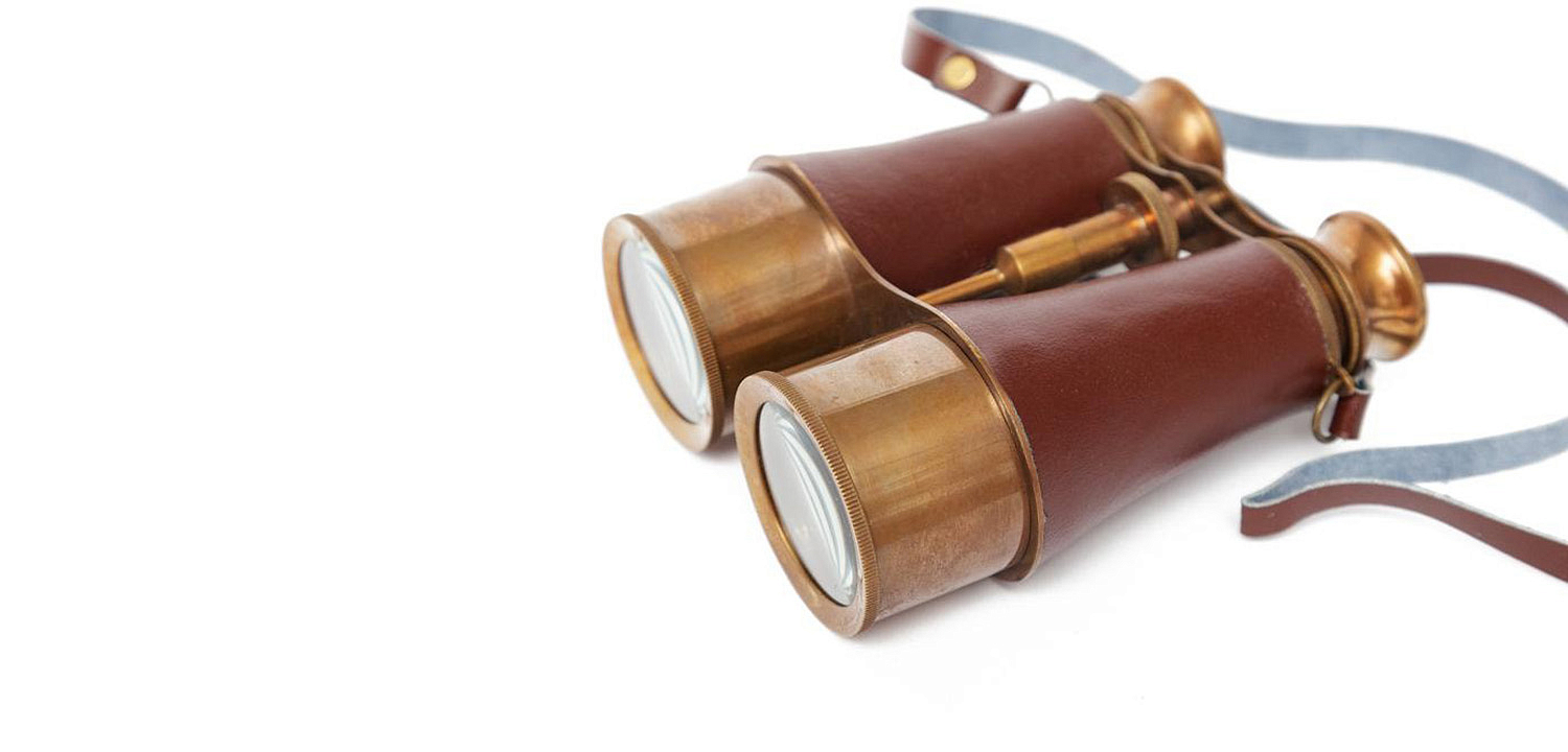 Винтажный бинокль в подарочной коробке Victorian Era Brass Binoculars - Loft-Concept в Рязани