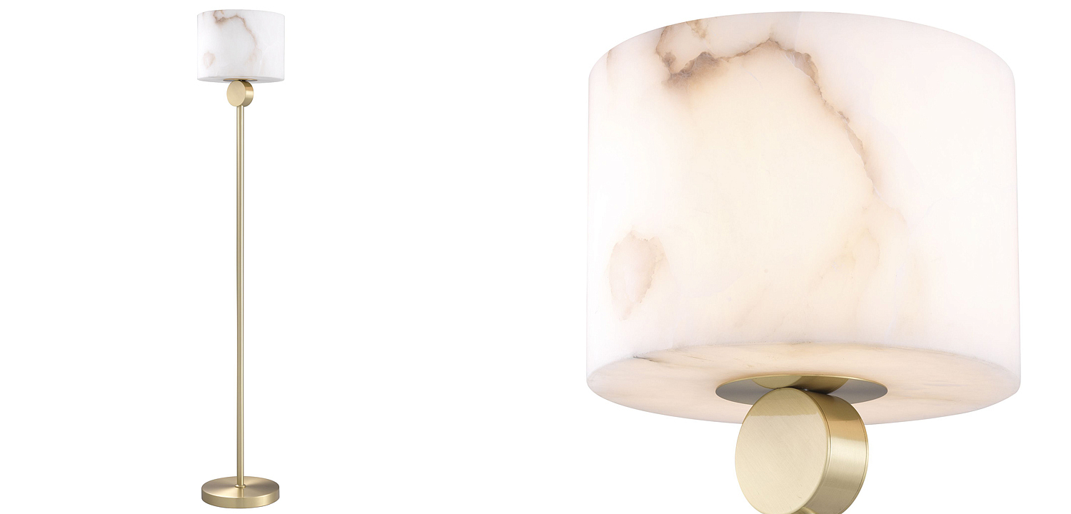 Торшер Eichholtz Floor Lamp Etruscan Brass Торшер Eichholtz Floor Lamp Etruscan Brass - Loft-Concept в Рязани