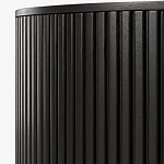 Черный приставной стол с местом для хранения Smart Textured Table варинант исполнения - 3 | Loft Concept в Рязани