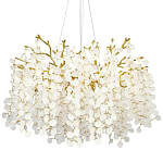 Люстра с круглыми хрустальными подвесками Fairytree Gold Crystal Branches Chandelier 10 варинант исполнения - 1 | Loft Concept в Рязани