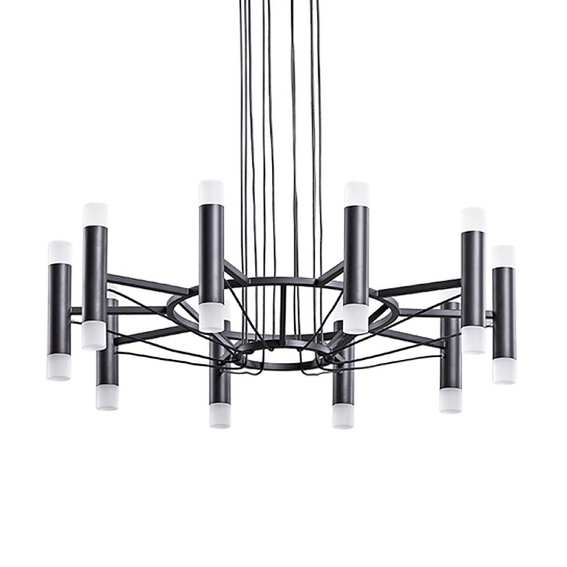 Люстра светодиодная lamp Infinity Белый Черный Люстра светодиодная lamp Infinity Белый Черный в Рязани | Loft Concept