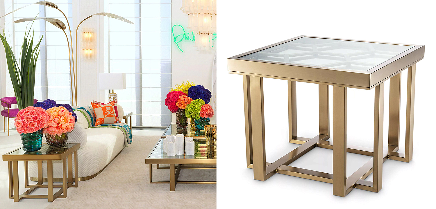 Приставной стол Philipp Plein Side Table Skeleton Приставной стол Philipp Plein Side Table Skeleton - Loft-Concept в Рязани