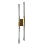 Бра с двумя цилиндрическими матовыми плафонами на круглом основании Delta Light варинант исполнения - 1 | Loft Concept в Рязани