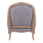 Кресло Ava Classical Armchair brown and grey velour варинант исполнения - 3 | Loft Concept в Рязани