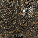 Люстра в форме колокола с декором из тонких железных нитей Jagged Pattern варинант исполнения - 2 | Loft Concept в Рязани