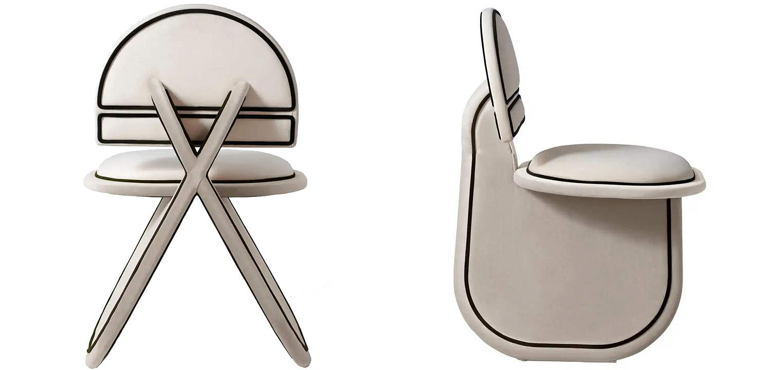Дизайнерский Стул Chair Armchair Velvet Grey Dovain Studio Design Sergio Prieto Deco Upholstered Дизайнерский Стул Chair Armchair Velvet Grey Dovain Studio Design Sergio Prieto Deco Upholstered - Loft-Concept в Рязани