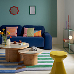 Настенное зеркало с волнистой рамой Mune Mirror Red варинант исполнения - 5 | Loft Concept в Рязани