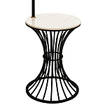 Торшер с абажуром и приставным столом Fazio Lighting and Furniture Floor Lamp варинант исполнения - 2 | Loft Concept в Рязани