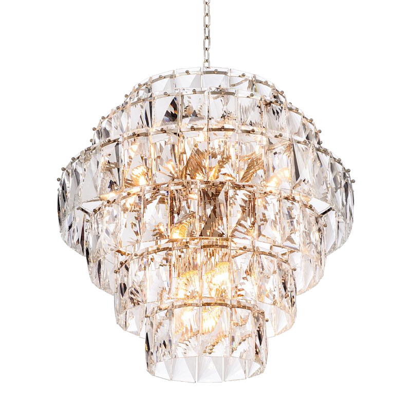 Люстра Chandelier Amazone L Никель Прозрачный в Рязани | Loft Concept 