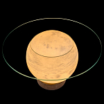 Торшер - журнальный стол Cryptocrystalline Stone варинант исполнения - 7 | Loft Concept в Рязани