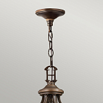 Люстра бронзового цвета с бежевыми абажурами из органзы в классическом стиле Hinkley варинант исполнения - 4 | Loft Concept в Рязани