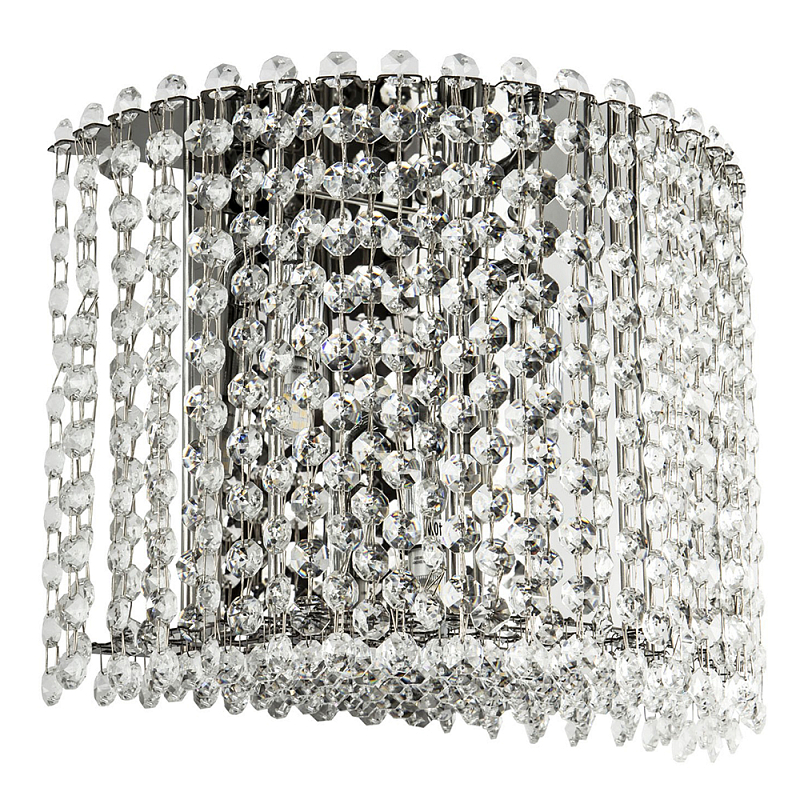 Бра с хрустальными подвесками хром Crystal Art Chrome Wall Lamp Хром Прозрачный Бра с хрустальными подвесками хром Crystal Art Chrome Wall Lamp Хром Прозрачный в Рязани | Loft Concept