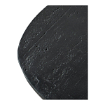 Столик кофейный черного цвета с овальной столешницей и круглым основанием Black Dalmen Table варинант исполнения - 7 | Loft Concept в Рязани