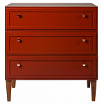 Комод красный из массива бука с 3-мя ящиками Wenge Light варинант исполнения - 2 | Loft Concept в Рязани
