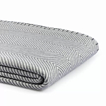 Плед из шерсти мериноса серого цвета 130×180 см Gray Waves варинант исполнения - 2 | Loft Concept в Рязани