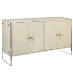 Комод бежевый на прозрачных боковых ножках Stingray Beige Dresser варинант исполнения - 1 | Loft Concept в Рязани