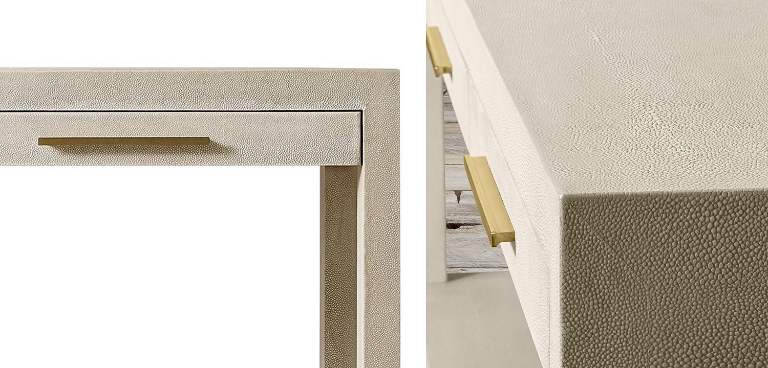 Charles Stingray Texture Console Ivory Консоль скат Charles Stingray Texture Console Ivory Консоль скат - Loft-Concept в Рязани