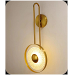 Бра бронзовое с прозрачным стеклянным плафоном Suspension варинант исполнения - 1 | Loft Concept в Рязани