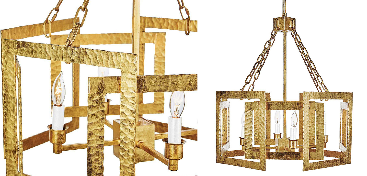 Люстра Textured Cage Pendant Lamp Gold Chandelier Люстра Textured Cage Pendant Lamp Gold Chandelier - Loft-Concept в Рязани
