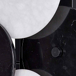 Бра светодиодное из черно-белых дисков Contrast Sample варинант исполнения - 1 | Loft Concept в Рязани