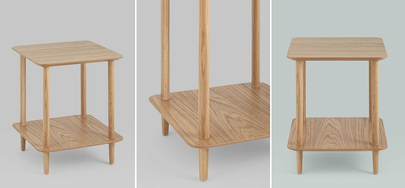 Стол приставной Tree Wilhelm квадратный Стол приставной Tree Wilhelm квадратный - Loft-Concept в Рязани