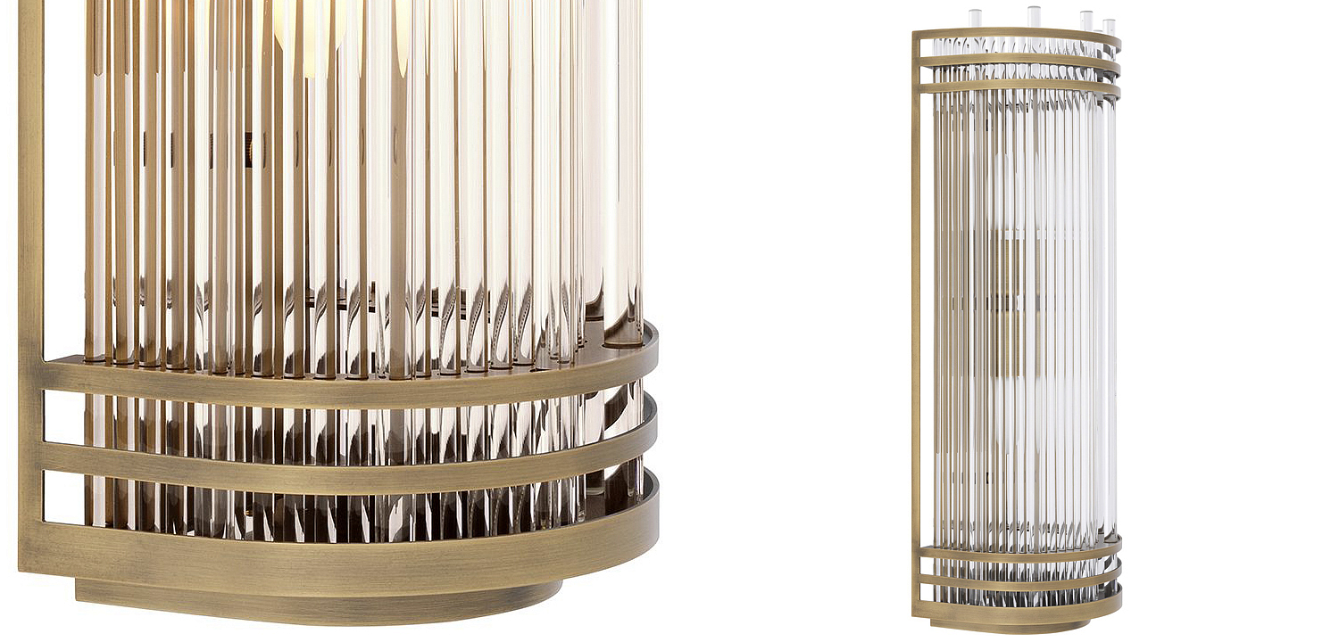 Бра Eichholtz Wall Lamp Gulf L Brass Бра Eichholtz Wall Lamp Gulf L Brass - Loft-Concept в Рязани