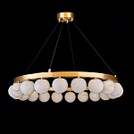 Люстра круглая с сферическими плафонами из натурального камня Phased Spheres варинант исполнения - 1 | Loft Concept в Рязани