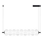 Светодиодный подвесной светильник линейный с белым воздушным плафоном Glowing Cloud варинант исполнения - 1 | Loft Concept в Рязани