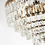 Люстра с прямоугольными хрустальными подвесками Lunet Crystal Rectangulars Chandelier 12 варинант исполнения - 2 | Loft Concept в Рязани