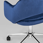Кресло для компьютерного стола Veloury Blue варинант исполнения - 8 | Loft Concept в Рязани