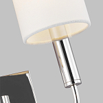 Бра с прямоугольным основанием и 2-мя белыми цилиндрическими льняными абажурами Feiss варинант исполнения - 2 | Loft Concept в Рязани