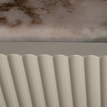 Тумба под телевизор серая с мраморной столешницей Uniqueness Marble варинант исполнения - 4 | Loft Concept в Рязани