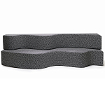 Дизайнерский модульный диван волнистой формы с цветным принтом Poltronova Superonda Sofa варинант исполнения - 2 | Loft Concept в Рязани