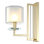 Бра с геометрическим каркасом из металла и цилиндрическим стеклянным плафоном Laurent варинант исполнения - 6 | Loft Concept в Рязани