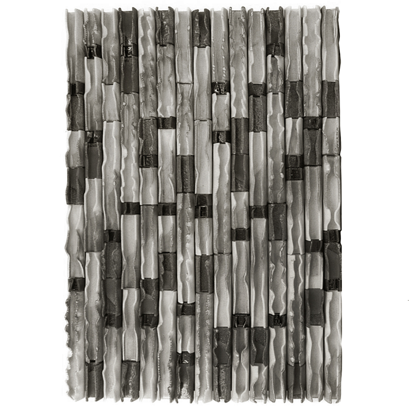 Фактурное Панно на стену Energy Flow Черный бетон Серый в Рязани | Loft Concept 