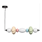 Подвесной светильник линейный с керамическими элементами 24W LED Fragrant Light варинант исполнения - 3 | Loft Concept в Рязани