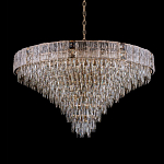 Люстра с каскадом из прозрачного хрусталя Constant Sparks варинант исполнения - 14 | Loft Concept в Рязани