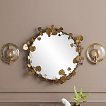 Бра круглое с прозрачным рельефным плафоном Crystal Prism варинант исполнения - 3 | Loft Concept в Рязани