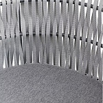 Кресло с декоративным плетением на спинке и подлокотниках Armchair Weaving варинант исполнения - 8 | Loft Concept в Рязани