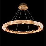 Люстра в форме кольца с золотым декором Warm Heavenly Light варинант исполнения - 2 | Loft Concept в Рязани