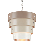 Подвесной светильник фигурный из 4-х широких колец Alternating Rings варинант исполнения - 1 | Loft Concept в Рязани