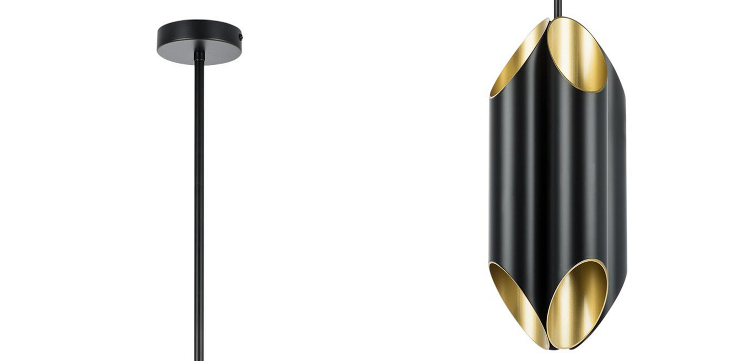 Подвесной светильник Garbi Black Pipe Organ Hanging Lamp Подвесной светильник Garbi Black Pipe Organ Hanging Lamp - Loft-Concept в Рязани