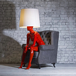 Лампа MANNEQUIN LAMP с абажуром девушка на кресле варинант исполнения - 4 | Loft Concept в Рязани