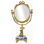 Настольное зеркало в бронзовой рамке Eden Garden варинант исполнения - 1 | Loft Concept в Рязани