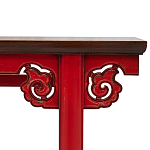 Деревянная консоль в китайском стиле красная Tang Console Table варинант исполнения - 5 | Loft Concept в Рязани
