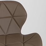 Стул с коричневым сиденьем из экокожи JEROEN варинант исполнения - 7 | Loft Concept в Рязани